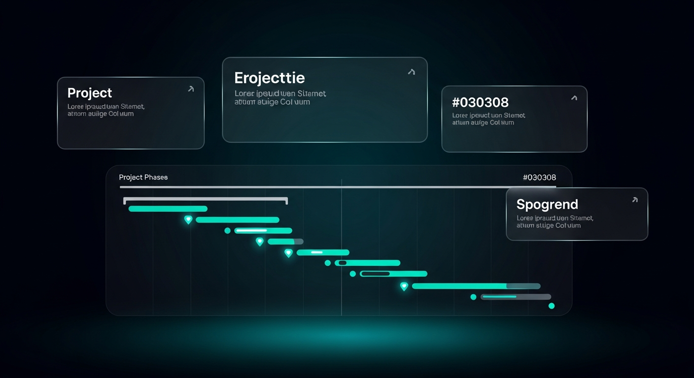 BotPM Gantt Chart - AI-generated schedule view